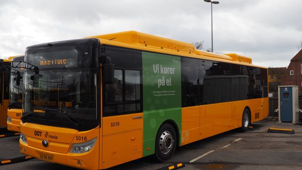 17 autobuses eléctricos entregados en Dinamarca