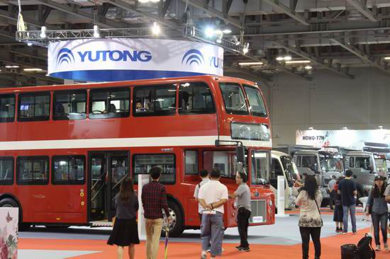 Yutong brilla en la Exposición de Vehículos de 2015 en Macao