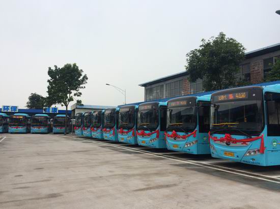 Venta de autobuses de nueva energía de Yutong aumentó 176.1% en el a？o 2015