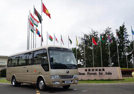Los autobuses de Yutong prestan servicios durante dos a？os consecutivos para el Foro de Boao de Asia