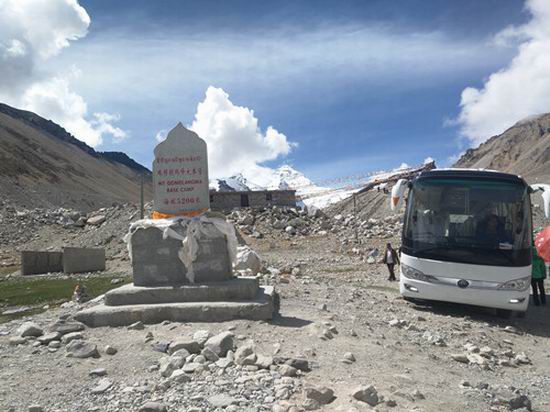 Omnibus puro eléctrico de Yutong conquista elevación de 5200 metros
