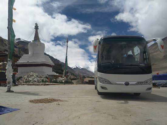 Omnibus puro eléctrico de Yutong conquista elevación de 5200 metros