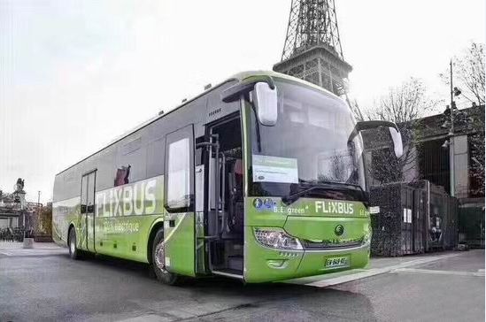 Operación de Autobuses de Energía Eléctrica Pura de Yutong en Francia