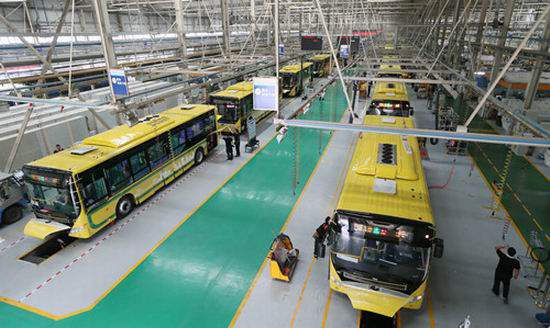 600 Autobuses Eléctricos Puros de Yutong Se Entregaron Sucesivamente a GTHH-TP