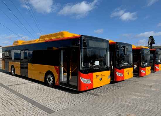 Bus eléctrico de Yutong entra en Dinamarca, el país de cuento de hadas